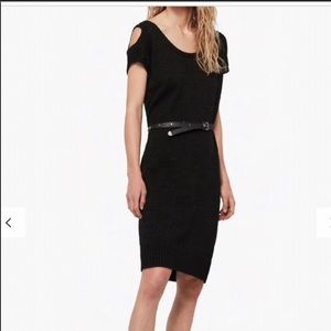 Allsaints Carova cold shoulder sweater dress